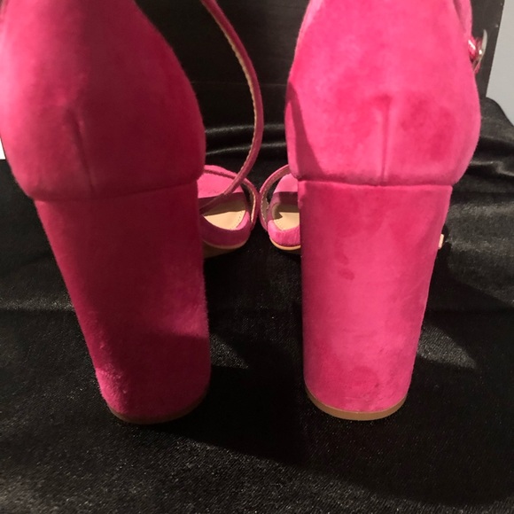 Steve Madden Pink Heeled Sandals SZ 8.5 - Picture 7 of 10